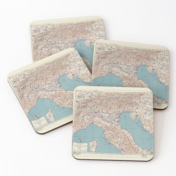 Item preview, Northern Italy World War II Strategic Map (1943) designed and sold by allhistory.