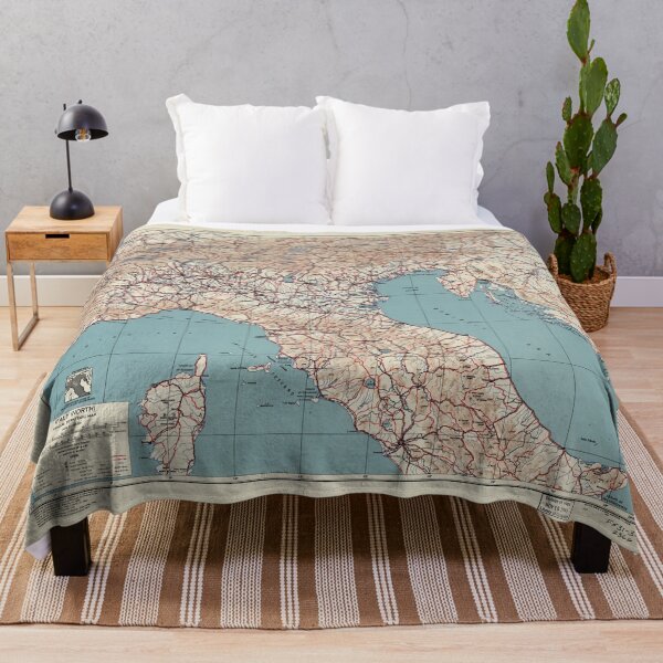 Item preview, Northern Italy World War II Strategic Map (1943) designed and sold by allhistory.