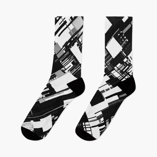 Item preview, Random shape pattern in black and white designed and sold by Lyle Hatch.