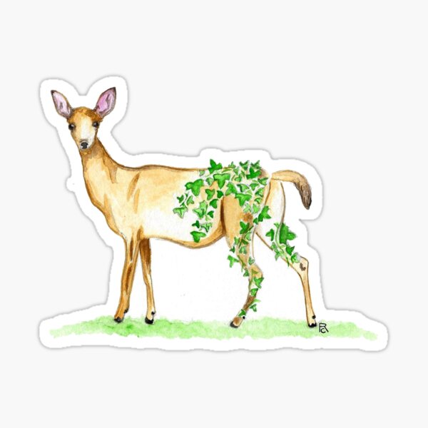 Ivy Deer Sticker