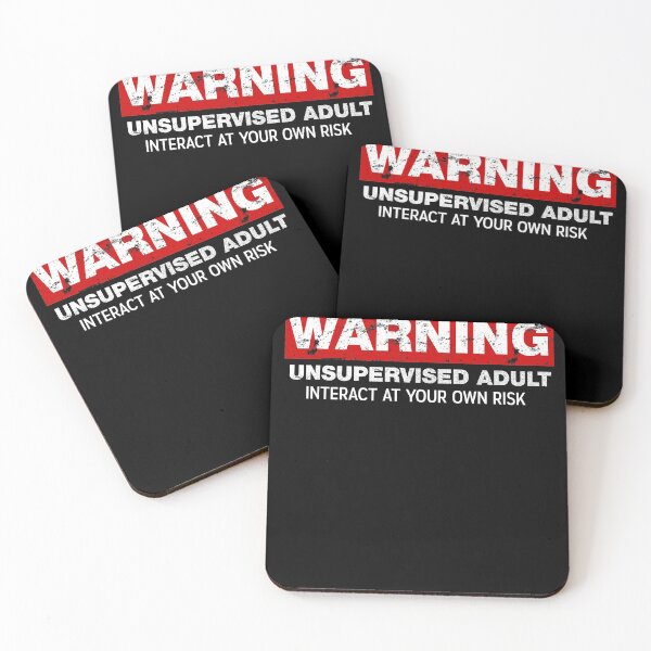 Item preview, Warning Unsupervised Adult Interact At Your Own Risk designed and sold by netwales.