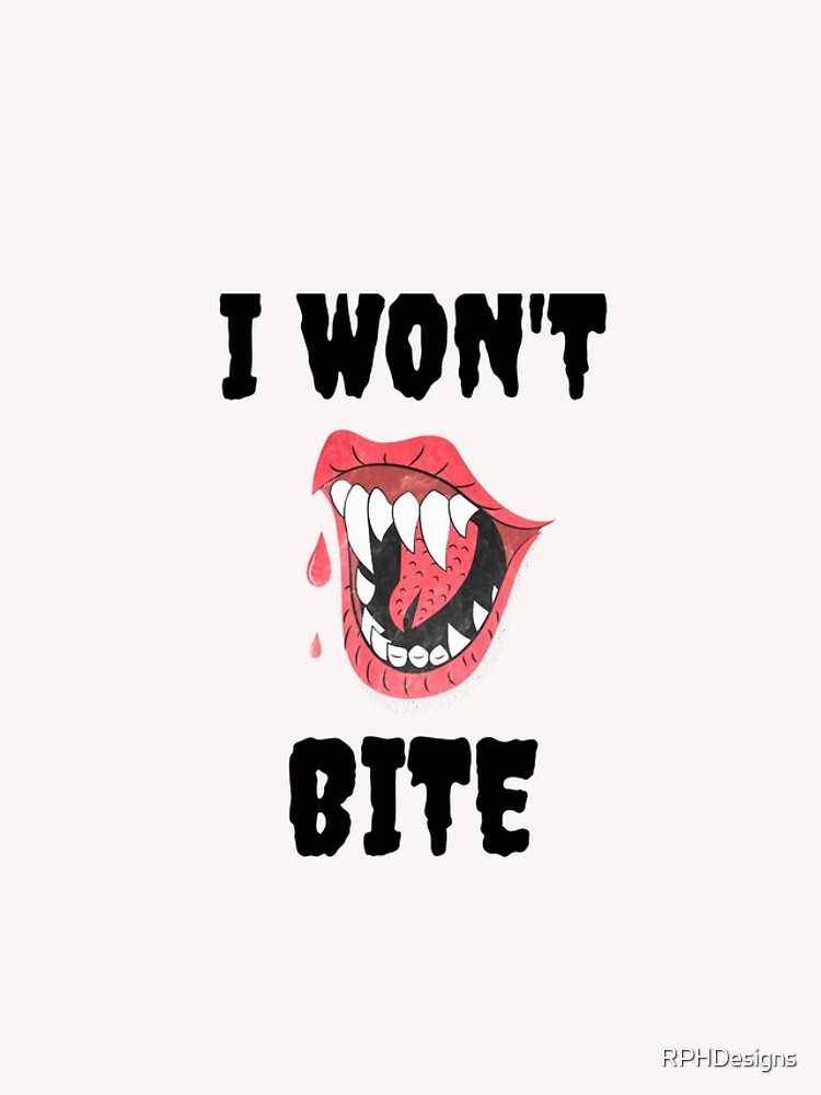 Thumbnail 4 of 4, iPhone Case, I won't bite designed and sold by RPHDesigns.
