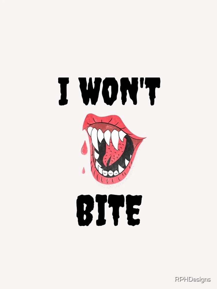 Thumbnail 4 of 4, iPhone Case, I won't bite designed and sold by RPHDesigns.