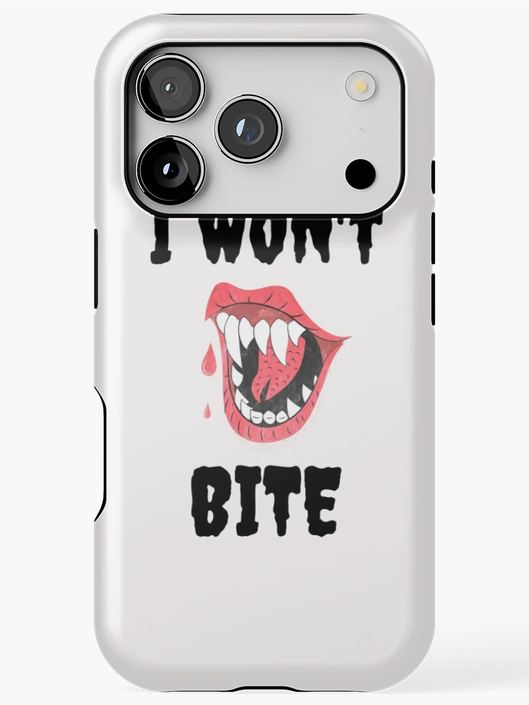 Thumbnail 1 of 4, iPhone Case, I won't bite designed and sold by RPHDesigns.