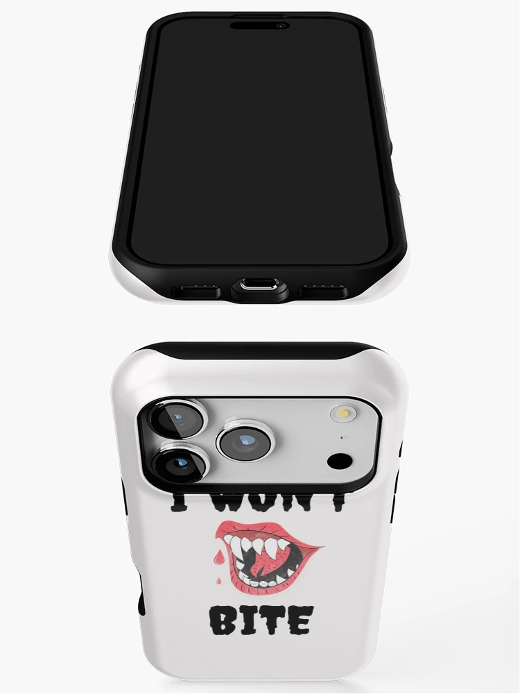 Thumbnail 3 of 4, iPhone Case, I won't bite designed and sold by RPHDesigns.