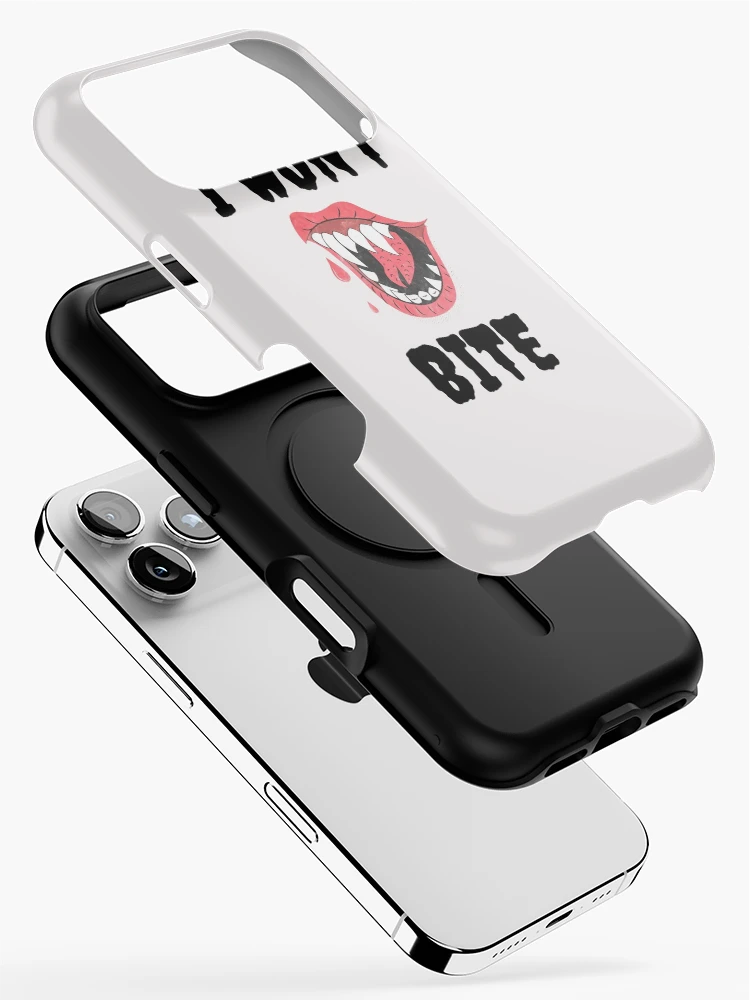 Thumbnail 2 of 4, iPhone Case, I won't bite designed and sold by RPHDesigns.