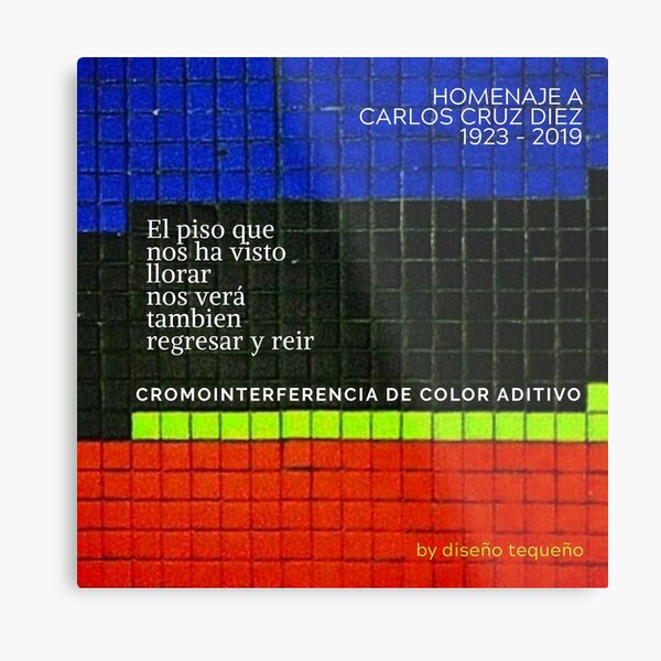 Cruz-Diez 1923-2019 Lámina metálica