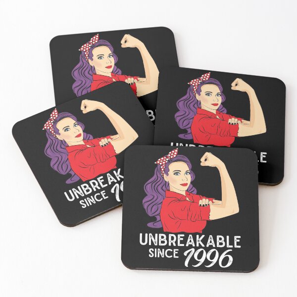 Item preview, 25th birthday Gift 25 Years Old Born in 1996 Unbreakable designed and sold by ZNOVANNA.