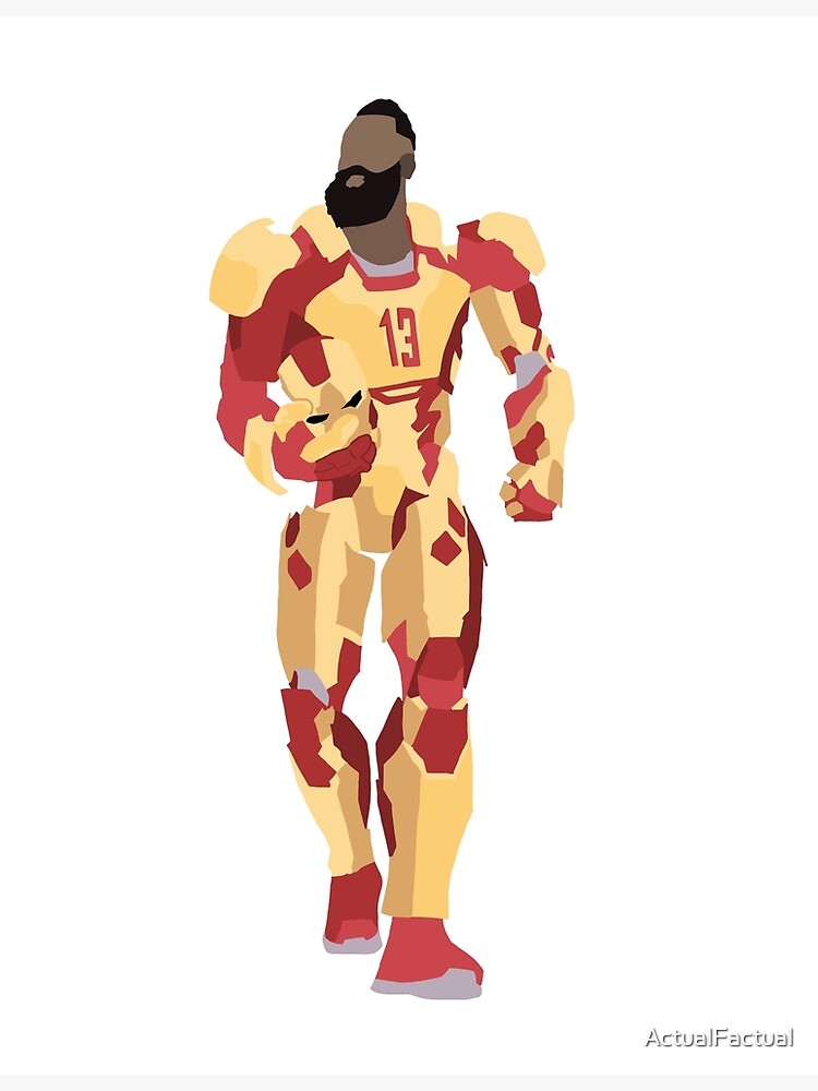 James harden iron on sale man