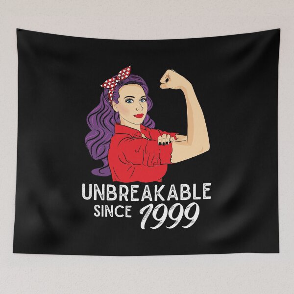 Item preview, 22th birthday Gift 22 Years Old Born in 1999 Unbreakable designed and sold by ZNOVANNA.