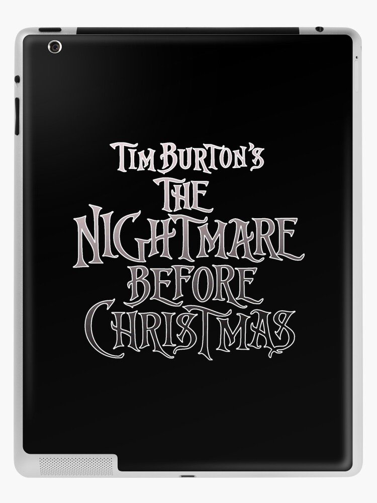 Tim Burton's The Nightmare Before Christmas Title | iPad Case & Skin