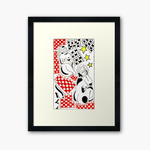 I Love Being a Woman Framed Art Print