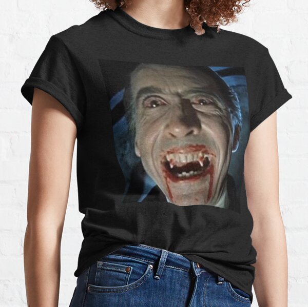 VAMPIRE. DRACULA. Christopher Lee as the title character in Dracula.1958. Classic T-Shirt