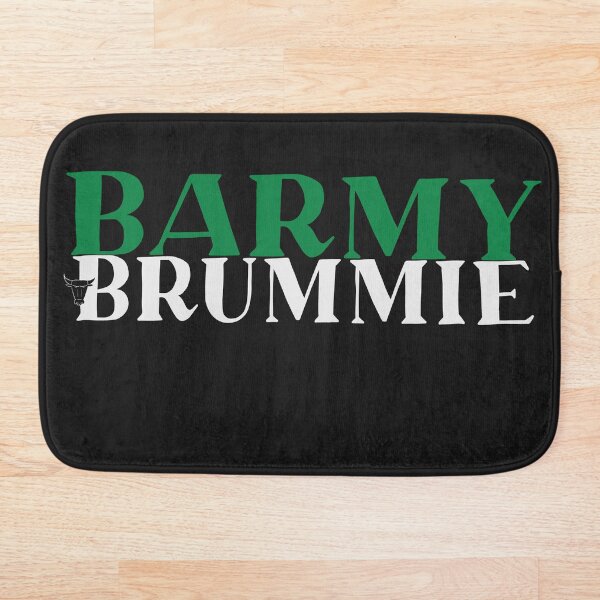 Item preview, The Barmy Brummie logo in green and white designed and sold by BarmyBrummie.