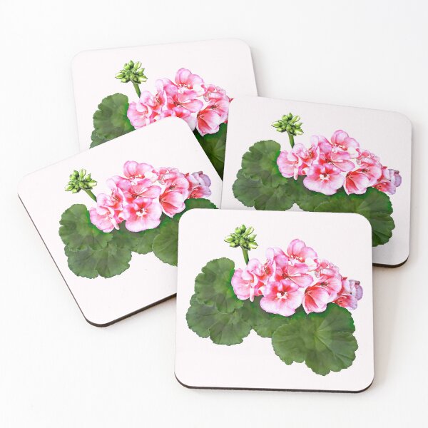 Item preview, Small  Pink Geranium designed and sold by Susan Savad.