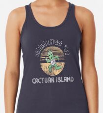 Cactuarathon- Final Fantasy Parody Racerback Tank Top