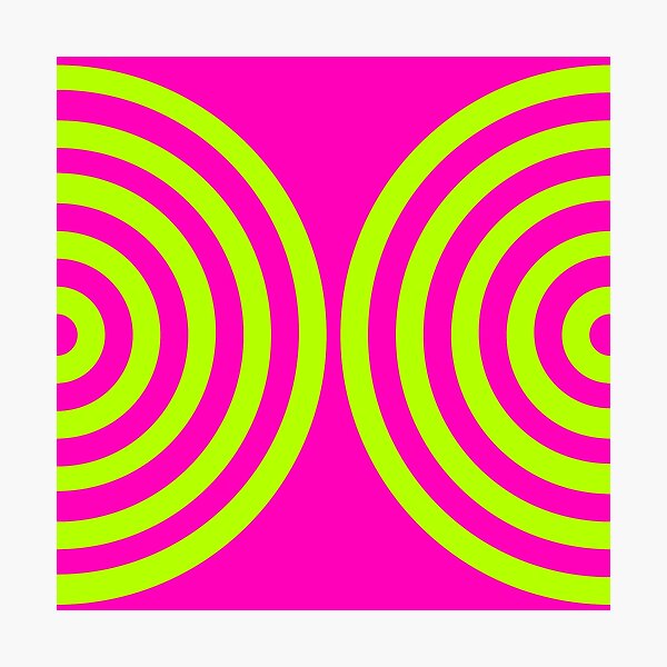 Aperçu de l'œuvre Demi-cercles2-7 créée et vendue par GEOMETRIC ART .