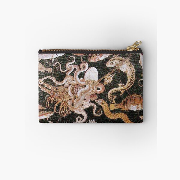 Item preview, POMPEII COLLECTION / ANTIQUE OCEAN - SEA LIFE SCENE,OCTOPUS AND FISHES designed and sold by BulganLumini.