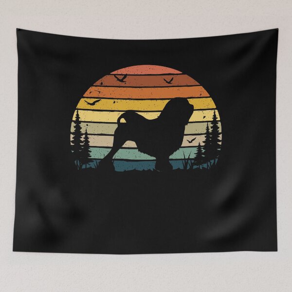 Item preview, Lowchen Dog Retro Vintage  designed and sold by rafaeltto.