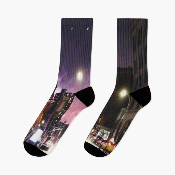 Item preview, NYC Purple Skies designed and sold by bipolarvirgoart.