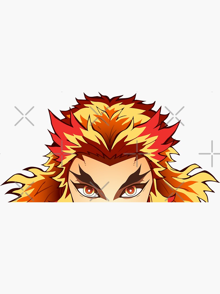 Kyoujurou Rengoku Peeker | The Flame Pillar | Demon Slayer by raven-cw