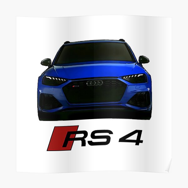 4 Rs Posters Redbubble - free audi r s4 roblox