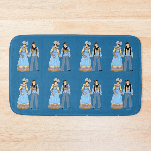 Item preview, Married from BRETAGNE, France. Color background designed and sold by Catherine Debusne.