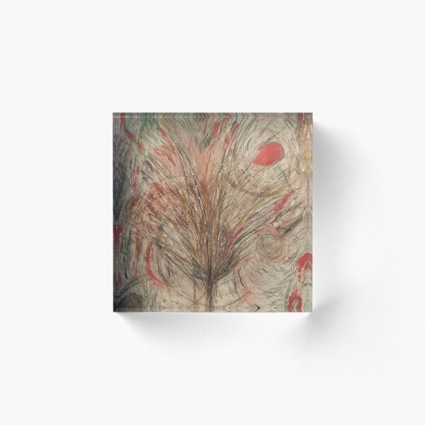blooming uncompromised Acrylic Block