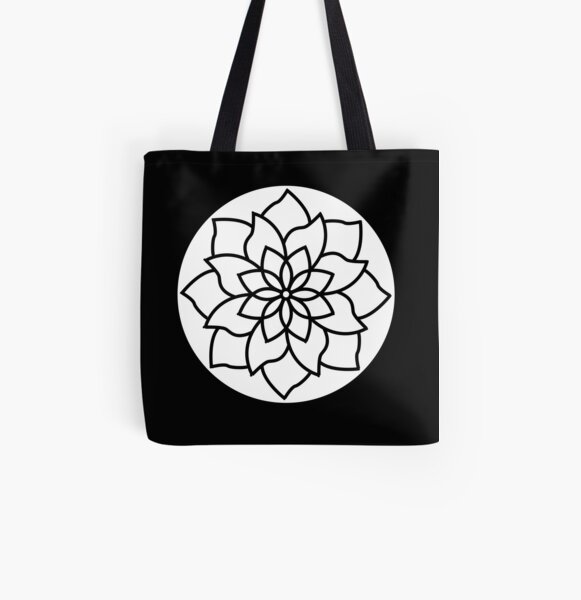 Colour your own mandala All Over Print Tote Bag