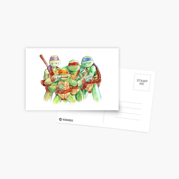 Ninja Postcards Redbubble - microphone go to teenage mutant ninja turtle roblox