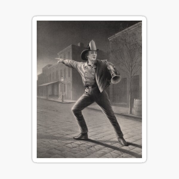 Item preview, American Fireman Rushing to Conflict Vintage designed and sold by GumptionLLC.