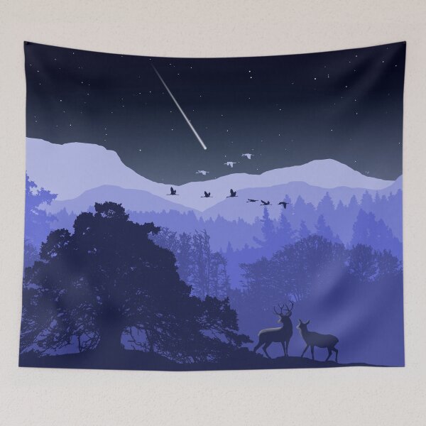 Item preview, Night in the Forest designed and sold by ElveaArt.