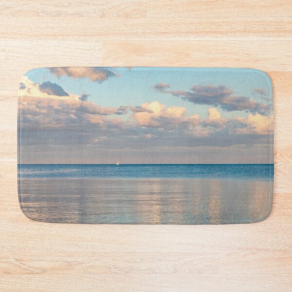 Item preview, Glossy Rose Gold and Sapphire Blue - Waterside Relaxation Zone designed and sold by Georgia Mizuleva.