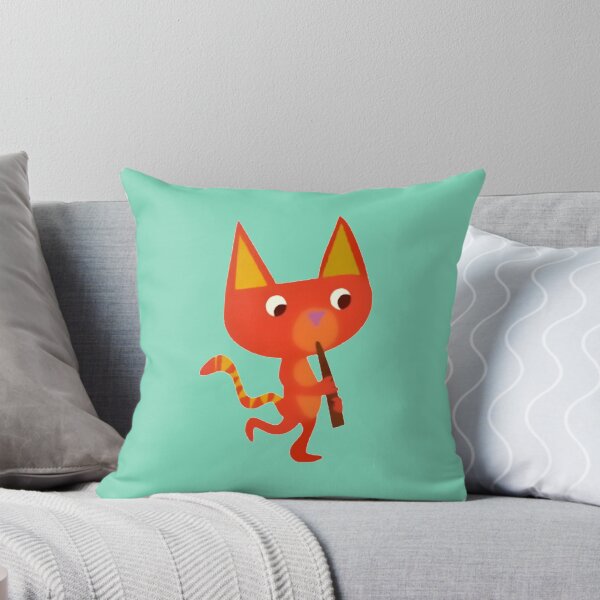 Item preview, Orange Cat Playing A Flute designed and sold by VictorIos.