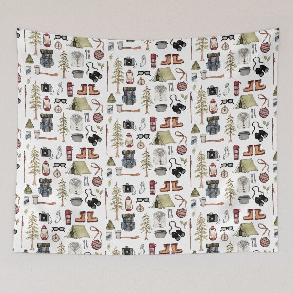 Item preview, Camping Essentials designed and sold by foxandfables.