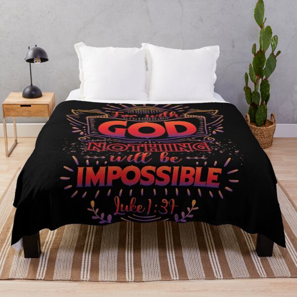 Item preview, Luke 1:37 designed and sold by plushism.