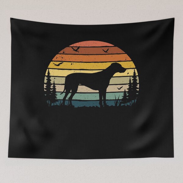 Aperçu de l'œuvre Rhodesian Ridgeback Dog Retro Vintage créée et vendue par rafaeltto.