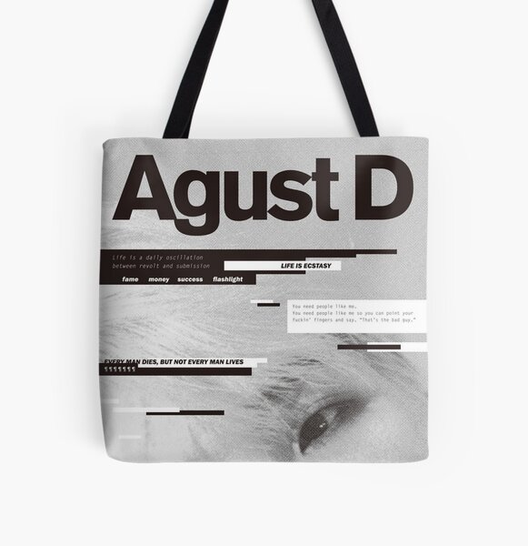 BTS SUGA Agust D Tour D-Day Marche Bag Japan Limited Item New Eco Bag