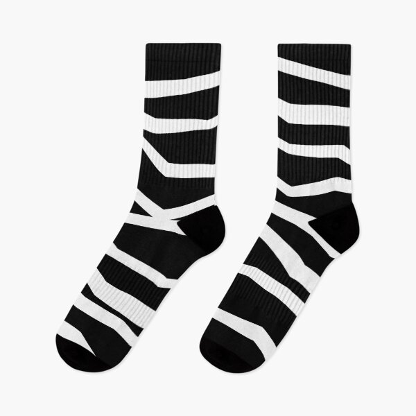 Item preview, Wavy zigzag lines black and white designed and sold by artsandsoul.