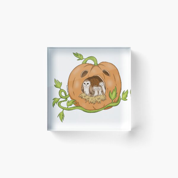 Item preview, Barn owls in a pumpkin designed and sold by eco !.