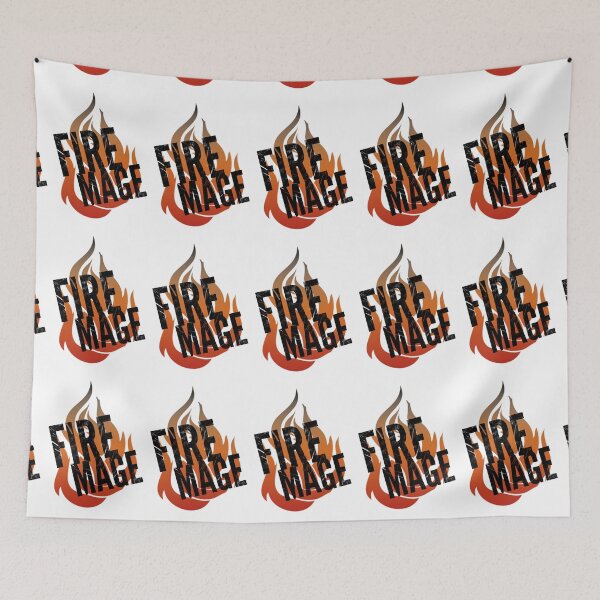 Item preview, Wow & DnD Fire Mage Spell Design - Ignite the Fire and Crit-Chain! Sunset designed and sold by CloudDance.