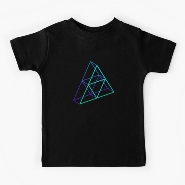 Triforce 3D Serene Kids T-Shirt