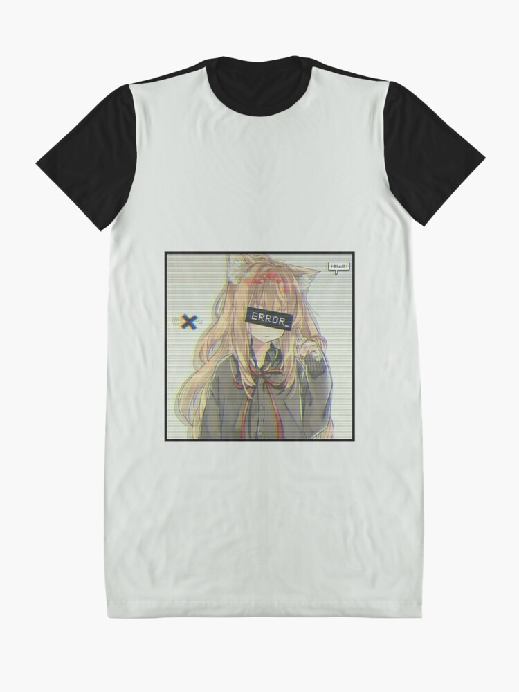 Anime Glitch Girl White Kids T Shirt By TheABCguy, Saki Yoshida HD