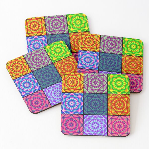Item preview, Multi colored patchwork kaleidoscope #2 designed and sold by Carrie_Anne_Designs.