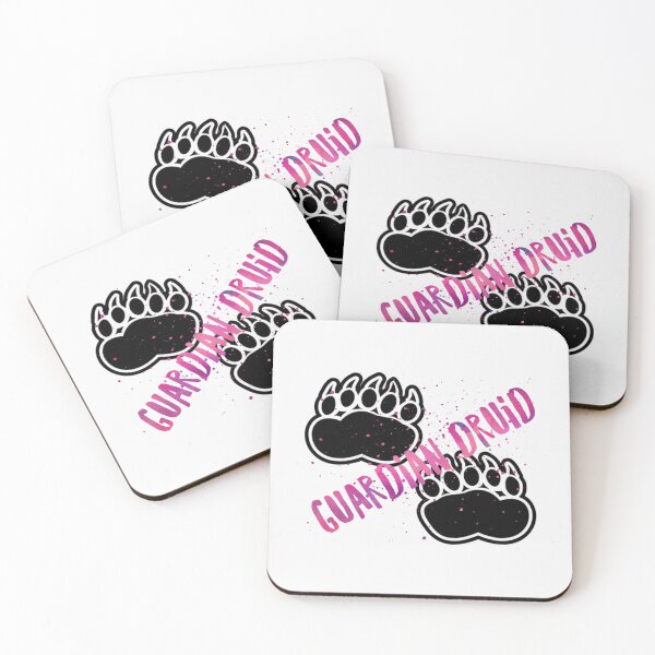 Item preview,  Guardian Bear Druid Mantra: DnD Spells and Attacks - TANK- Gamer Logo - PinkFire designed and sold by CloudDance.