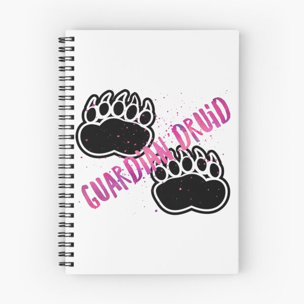 Item preview,  Guardian Bear Druid Mantra: DnD Spells and Attacks - TANK- Gamer Logo - PinkFire designed and sold by CloudDance.