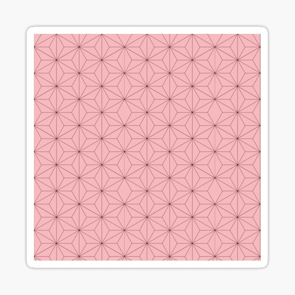 Nezuko Pattern Sticker