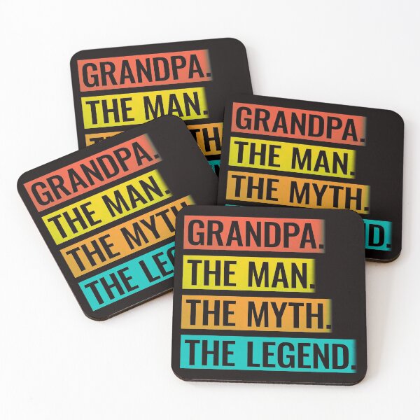 Item preview, Grandpa The Man The Myth The Legend - Grandfather Gift designed and sold by PremiumTShirts.