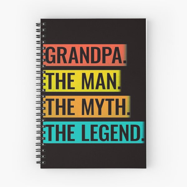 Item preview, Grandpa The Man The Myth The Legend - Grandfather Gift designed and sold by PremiumTShirts.
