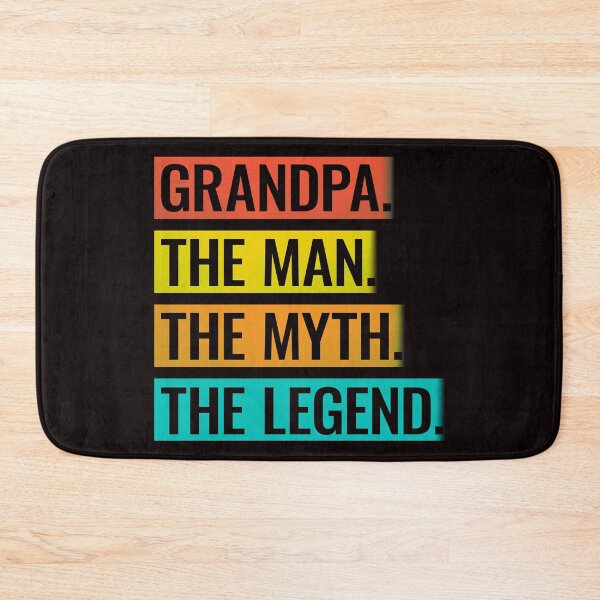 Item preview, Grandpa The Man The Myth The Legend - Grandfather Gift designed and sold by PremiumTShirts.
